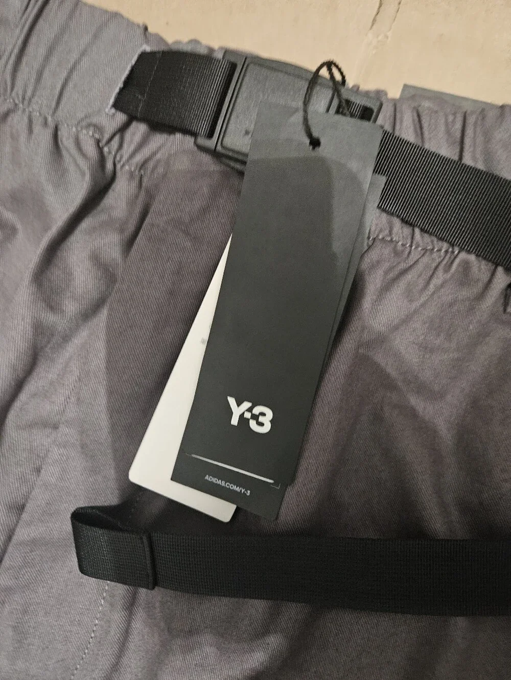 Adidas Y3 UT Twill Cargo Grey Pants